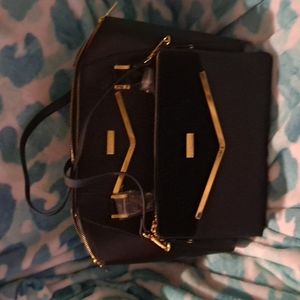 Never Used Joy & Iman Couture Leather Satchel & Clutch